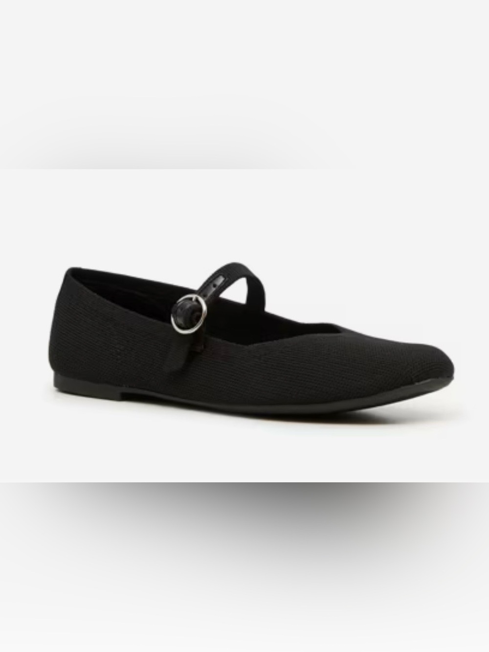 Kelly & Katie Black Mary Jane Ballet Flats